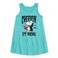 thumbnail image 1 of Peanuts - Creepin It Real - Toddler & Youth Girls A-line Dress, 1 of 5