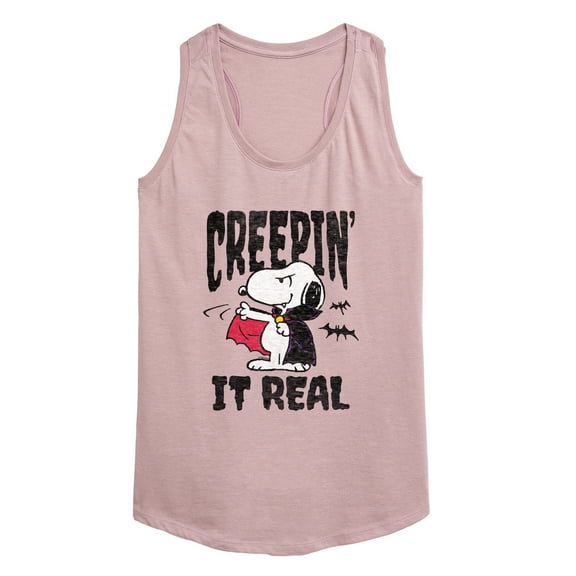 Peanuts - Creepin It Real - Women's Racerback Tank Top