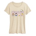 thumbnail image 1 of Peanuts - Crew Blocks - Women's Short Sleeve Graphic T-Shirt, 1 of 5