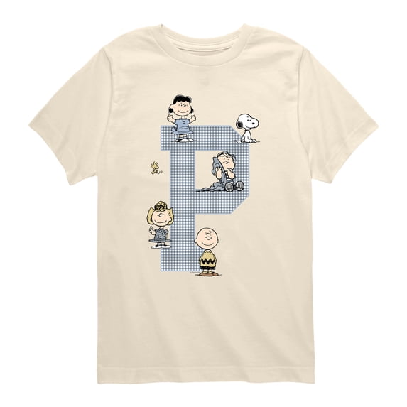 Peanuts - Crew Collegiate - Youth Boys Short Sleeve Graphic T-Shirt