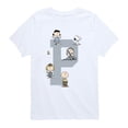 thumbnail image 1 of Peanuts - Crew Collegiate - Youth Boys Short Sleeve Graphic T-Shirt, 1 of 5