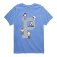 thumbnail image 1 of Peanuts - Crew Collegiate Short Sleeve Graphic T-Shirt, 1 of 4