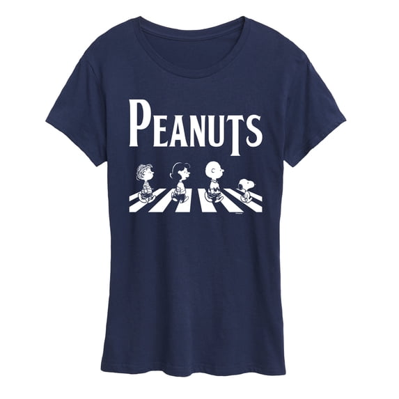 Peanuts - Crosswalk- Women's Short Sleeve Graphic T-Shirt