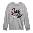 thumbnail image 1 of Peanuts - Cutesy New Cool - Toddler and Youth Long Sleeve Graphic T-Shirt, 1 of 5