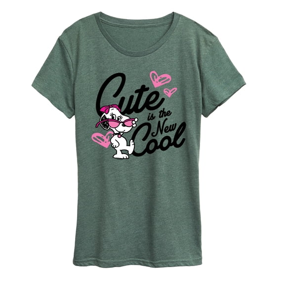 Peanuts - Cutesy is the New Cool Belle Women's Short Sleeve Graphic T-Shirt