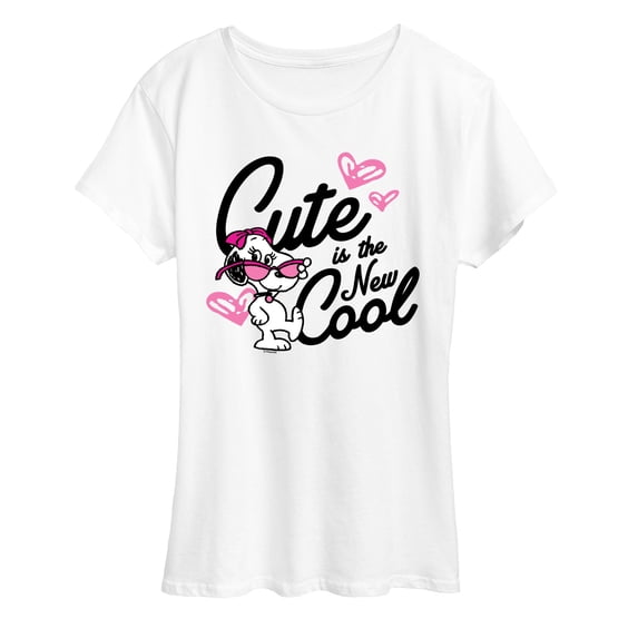 Peanuts - Cutesy is the New Cool Belle Women's Short Sleeve Graphic T-Shirt