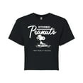 thumbnail image 1 of Peanuts - DJ Snoopy - Juniors Cropped Cotton Blend T-Shirt, 1 of 6