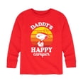 thumbnail image 1 of Peanuts - Daddy's Little Camper - Toddler And Youth Long Sleeve Graphic T-Shirt, 1 of 6