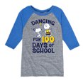 thumbnail image 1 of Peanuts - Dancing For 100 Days Of School - Toddler & Youth Raglan Graphic T-Shirt, 1 of 4