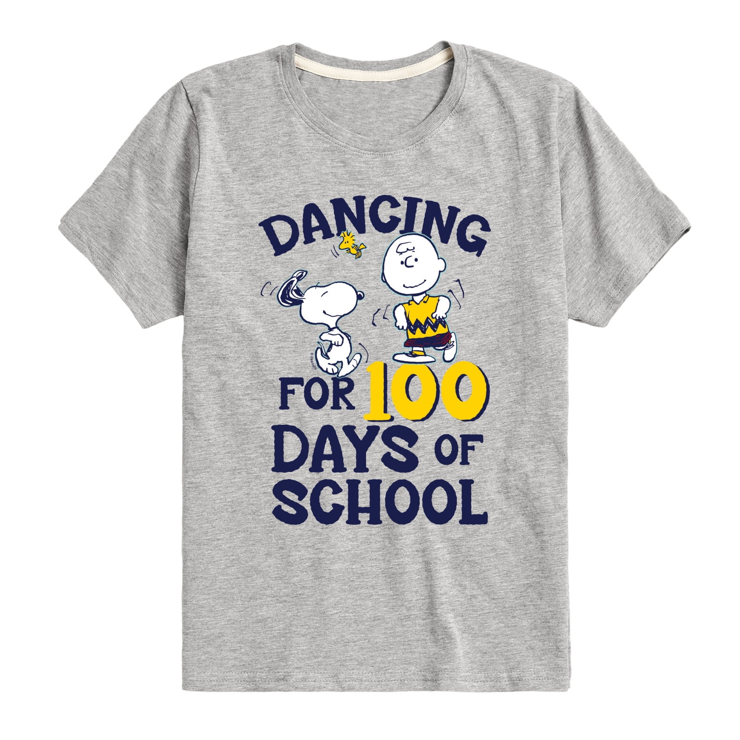 Peanuts Dancing For 100 Days Of School Toddler Youth Short