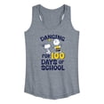 thumbnail image 1 of Peanuts - Dancing For 100 Days Of School - Women's Racerback Tank Top, 1 of 6
