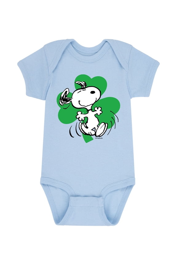 - Dancing Snoopy Shamrock Baby Graphic One Piece