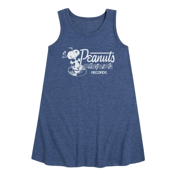 Peanuts - Dancing Snoopy - Toddler & Youth Girls A-line Dress