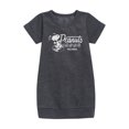 thumbnail image 1 of Peanuts - Dancing Snoopy - Toddler & Youth Girls Fleece Dress, 1 of 1
