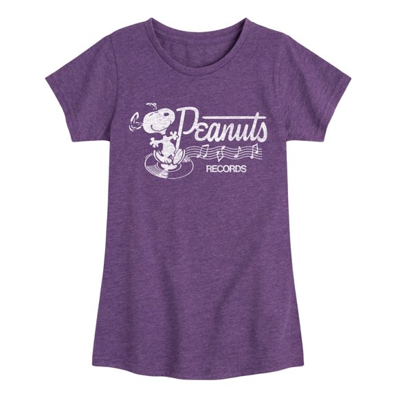 Peanuts - Dancing Snoopy - Toddler & Youth Girls Short Sleeve Graphic T-Shirt