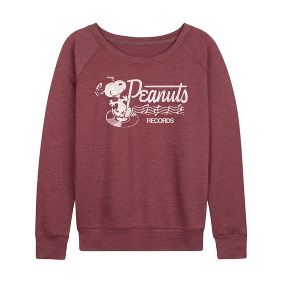Peanuts - Dancing Snoopy - Women's Lightweight French Terry Long Sleeve Shirt