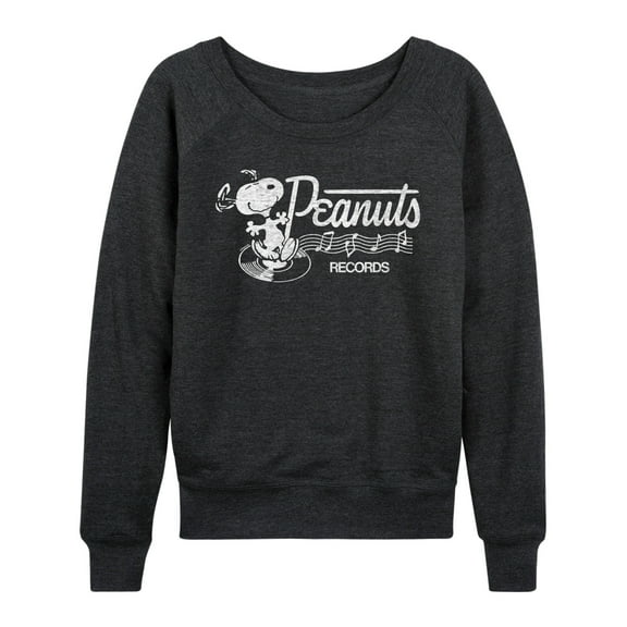 Peanuts - Dancing Snoopy - Women's Lightweight French Terry Long Sleeve Shirt