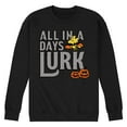 thumbnail image 1 of Peanuts - Days Lurk Art - Men's Crew Neck Fleece Pullover, 1 of 5