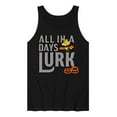 thumbnail image 1 of Peanuts - Days Lurk Art - Men's Jersey Tank Top, 1 of 5