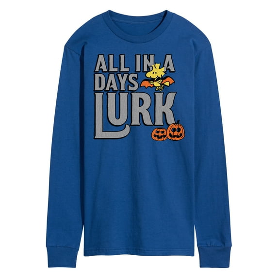 Peanuts - Days Lurk Art - Men's Long Sleeve T-Shirt