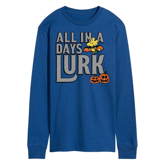 Peanuts - Days Lurk Art - Men's Long Sleeve T-Shirt
