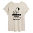 thumbnail image 1 of Peanuts - Dear Me Doing Great Job - Women's Oversized T-Shirt, 1 of 6