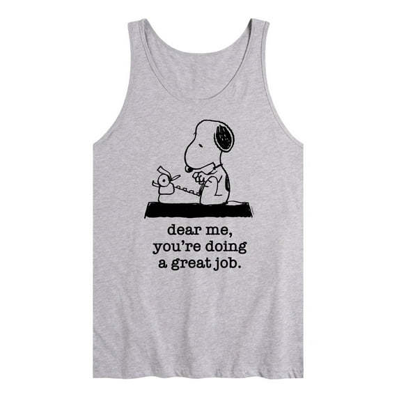 Peanuts - Dear Me Doing Great Job - Men's Jersey Tank Top