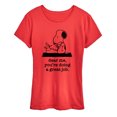 thumbnail image 1 of Peanuts - Dear Me Doing Great Job - Women's Short Sleeve Graphic T-Shirt, 1 of 1