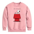 thumbnail image 1 of Peanuts -  Dear Valentine Snoopy  - Toddler And Youth Crewneck Fleece Sweatshirt, 1 of 5