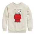 thumbnail image 1 of Peanuts -  Dear Valentine Snoopy  - Toddler And Youth Crewneck Fleece Sweatshirt, 1 of 6