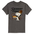 thumbnail image 1 of Peanuts - Dessert First Snoopy - Men's Short Sleeve Graphic T-Shirt, 1 of 5
