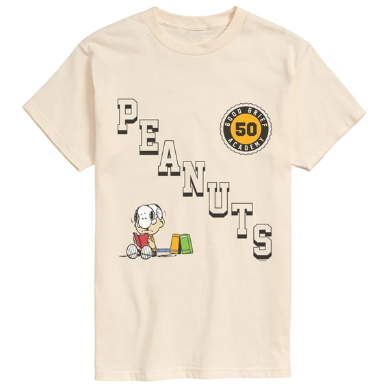 Peanuts - Diagonal Collegiate Men's Short Sleeve Graphic T-Shirt