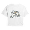 thumbnail image 1 of Peanuts - Do Not Disturb Snoopy - Juniors Cropped Graphic T-Shirt, 1 of 5