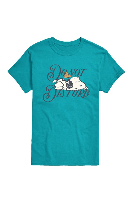 - Do Not Disturb Snoopy - Men's Short Sleeve Graphic T-Shirt