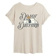 thumbnail image 1 of Peanuts - Do Not Disturb Snoopy - Juniors Oversized Graphic T-Shirt, 1 of 5