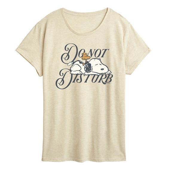 Peanuts - Do Not Disturb Snoopy - Women's Short Sleeve Graphic T-Shirt