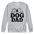 thumbnail image 1 of Peanuts - Dog Dad - Men's Crew Neck Fleece Pullover, 1 of 6