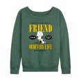thumbnail image 1 of Peanuts - Dog Friend Make Ordinary Life Beautiful - Women's Lightweight French Terry Long Sleeve Shirt, 1 of 6
