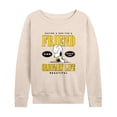 thumbnail image 1 of Peanuts - Dog Friend Make Ordinary Life Beautiful - Women's Lightweight French Terry Long Sleeve Shirt, 1 of 6