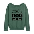 thumbnail image 1 of Peanuts - Dog Mom - Women's Lightweight French Terry Long Sleeve Shirt, 1 of 6