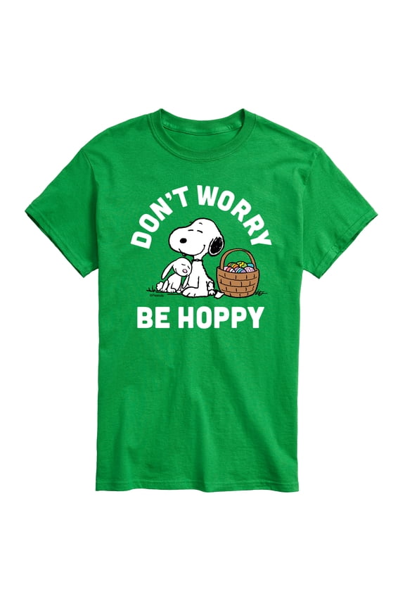 - Don't Worry Hoppy - Men's Adult Short Sleeve Graphic T-Shirt
