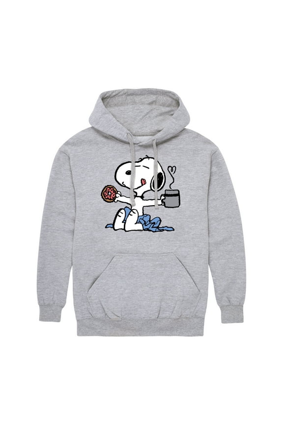 - Donut Coffee Snoopy -Men's Pullover Hoodie