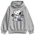 thumbnail image 1 of Peanuts - Donut Coffee Snoopy - Women's Oversized Fleece Hoodie Sweatshirt, 1 of 4
