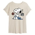 thumbnail image 1 of Peanuts - Donut Coffee Snoopy  - Women's Oversized T-Shirt, 1 of 5