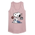 thumbnail image 1 of Peanuts - Donut Coffee Snoopy - Women's Racerback Graphic Tank, 1 of 5