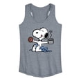 thumbnail image 1 of Peanuts - Donut Coffee Snoopy - Women's Racerback Graphic Tank, 1 of 4