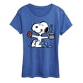 thumbnail image 1 of Peanuts - Donut Coffee Snoopy - Women's Short Sleeve Graphic T-Shirt, 1 of 5