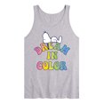 thumbnail image 1 of Peanuts - Dream In Color - Men's Jersey Tank Top, 1 of 5
