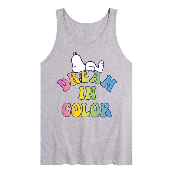 Peanuts - Dream In Color - Men's Jersey Tank Top