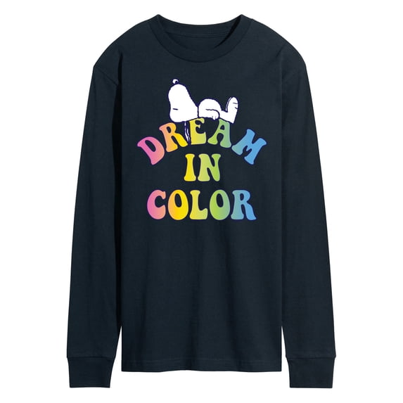 Peanuts - Dream In Color - Men's Long Sleeve T-Shirt